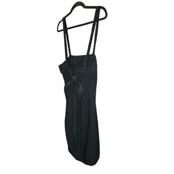 Ethy & Paule Paris Elegant Black Dress, Bow Back, Size Small - Picture 3 of 6